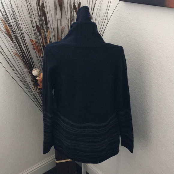 Forever 21 Navy/Grey Oversized Cardigan Sweater - Fits Like Medium - Picture 3 of 7
